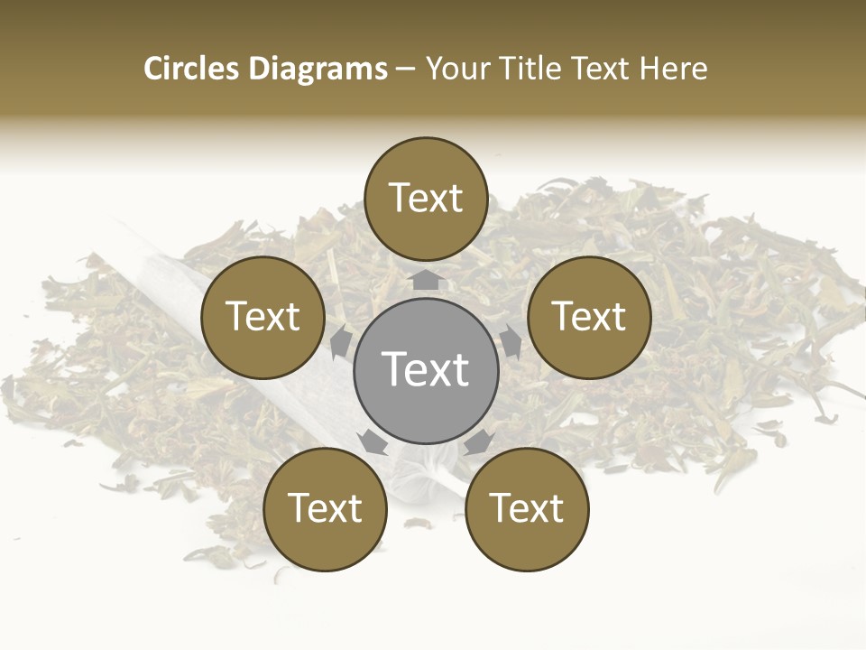 Detail Joint Marijuana PowerPoint Template