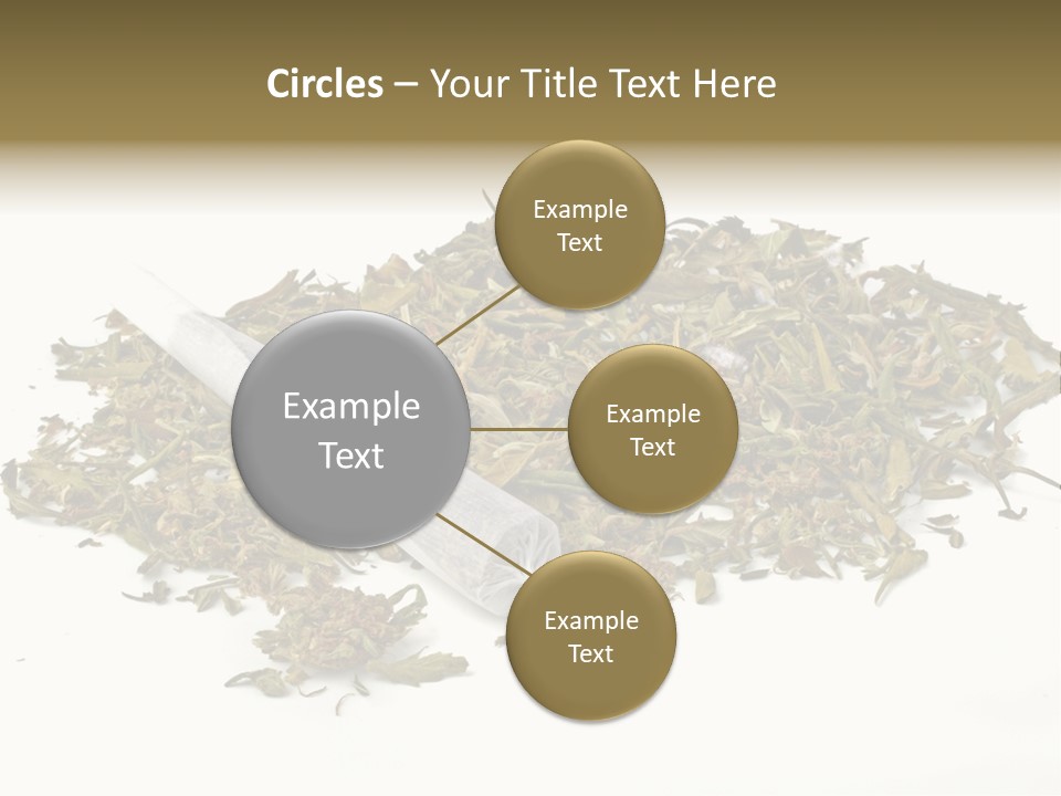 Detail Joint Marijuana PowerPoint Template