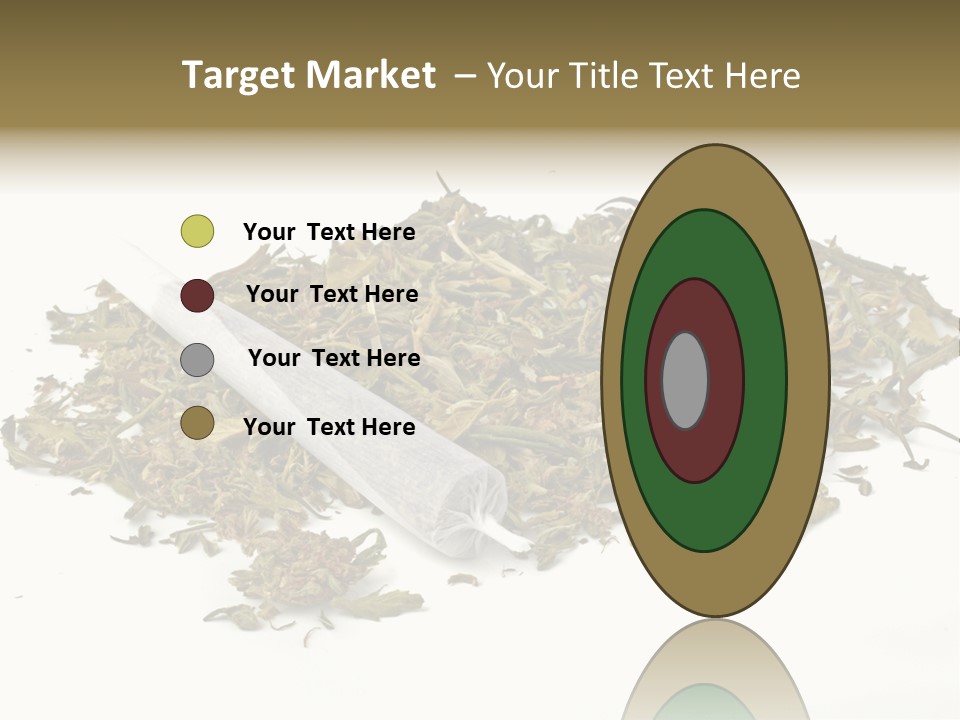 Detail Joint Marijuana PowerPoint Template