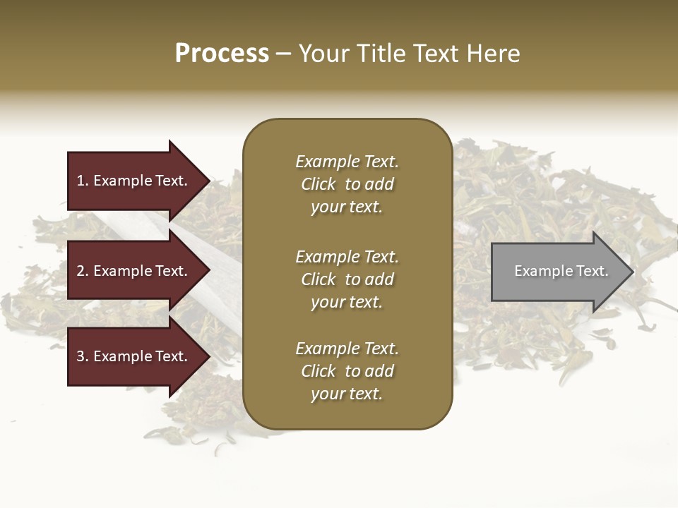 Detail Joint Marijuana PowerPoint Template