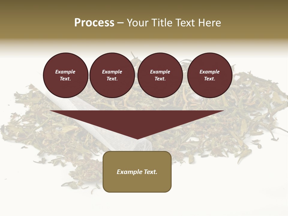 Detail Joint Marijuana PowerPoint Template