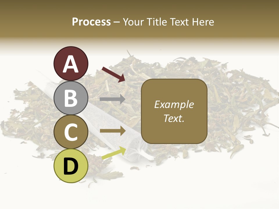 Detail Joint Marijuana PowerPoint Template