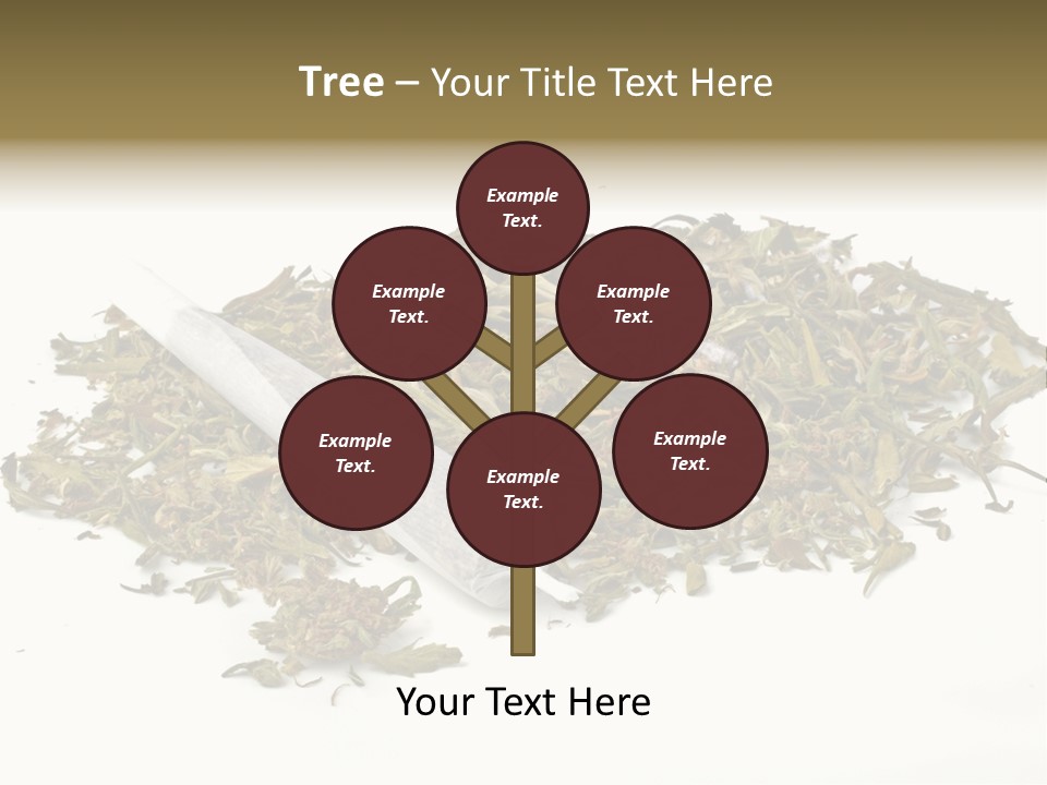 Detail Joint Marijuana PowerPoint Template