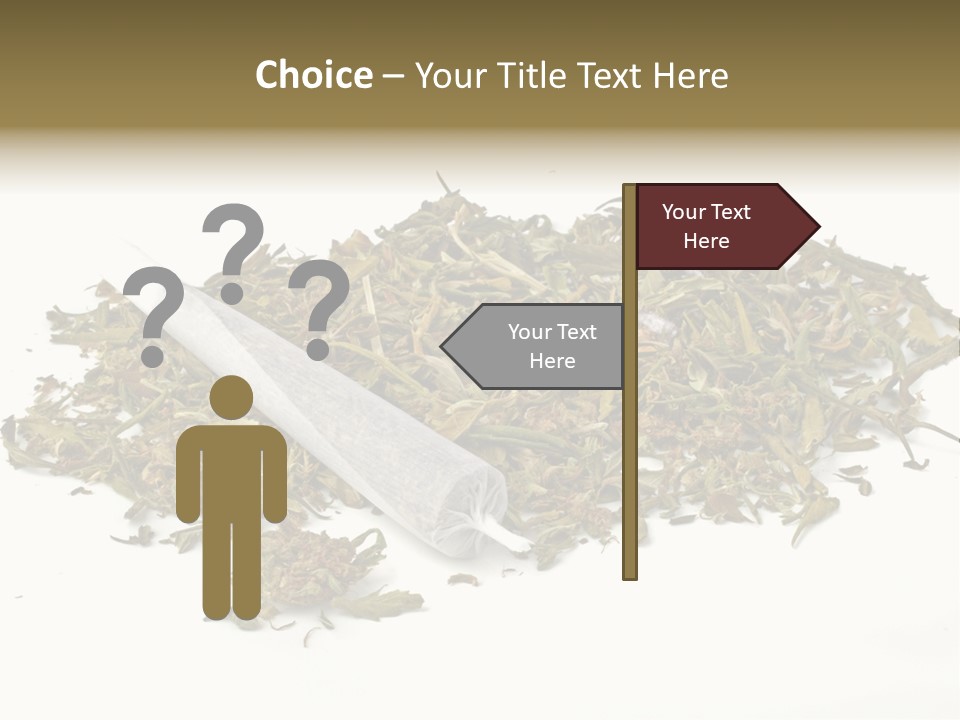 Detail Joint Marijuana PowerPoint Template