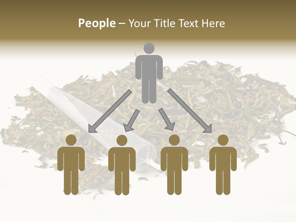 Detail Joint Marijuana PowerPoint Template