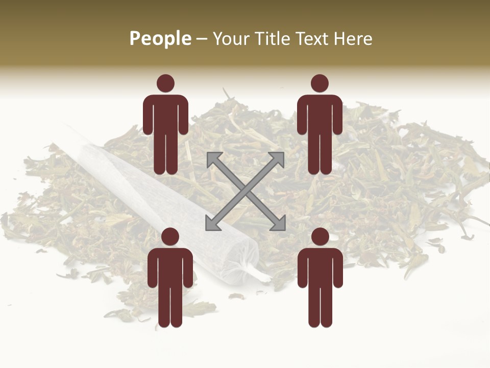 Detail Joint Marijuana PowerPoint Template