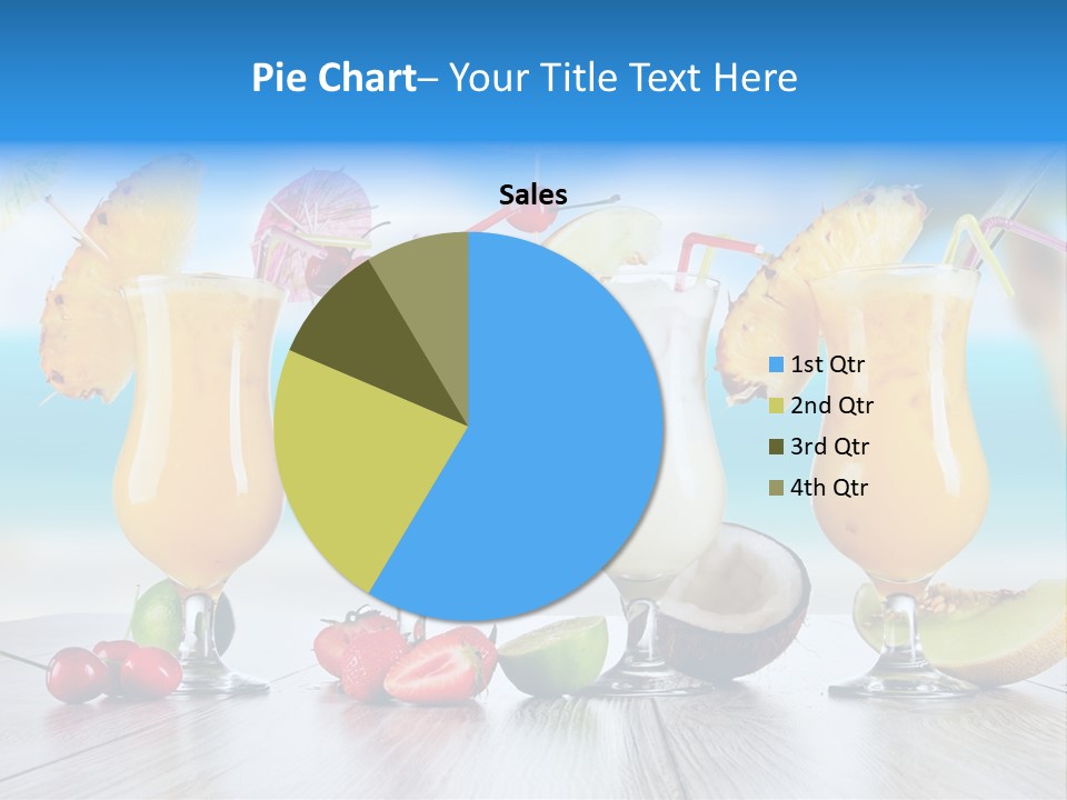 Sales Blonde Finance PowerPoint Template