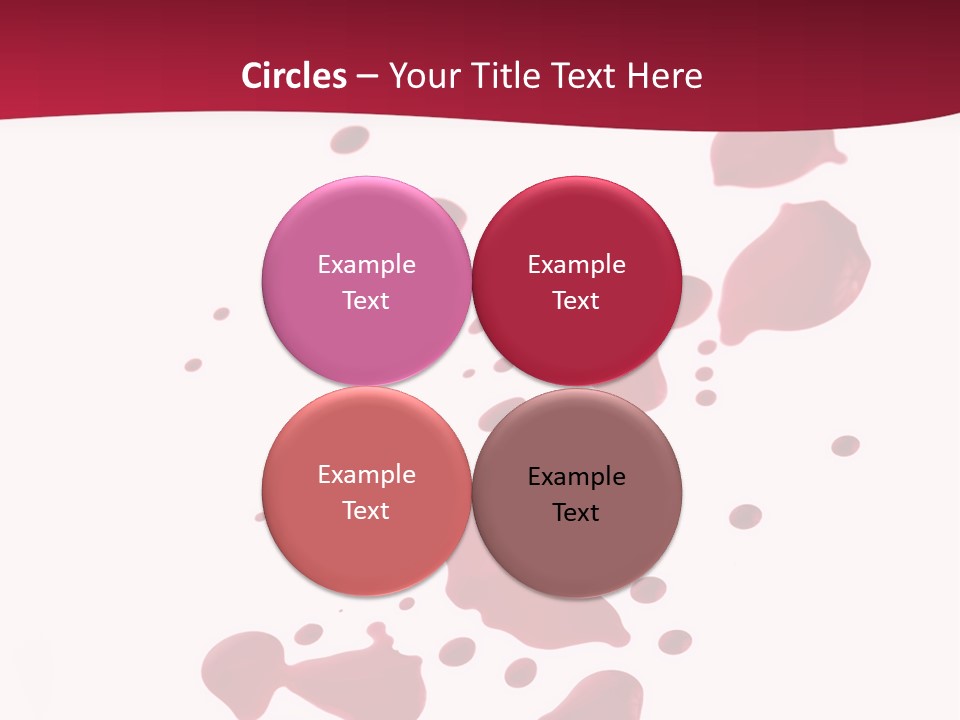 Artistic Path Isolated PowerPoint Template