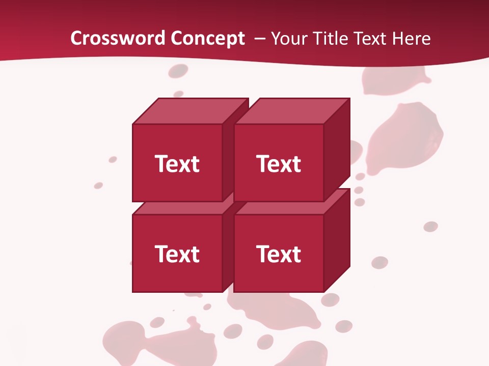 Artistic Path Isolated PowerPoint Template