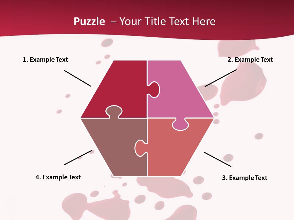 Artistic Path Isolated PowerPoint Template