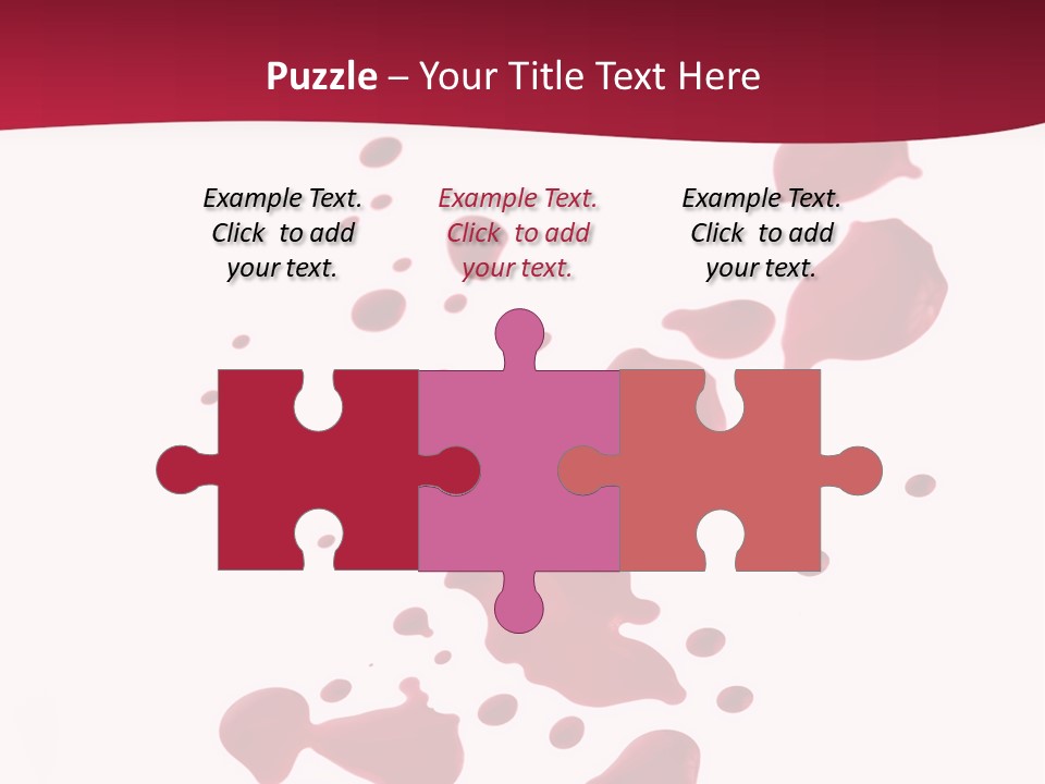 Artistic Path Isolated PowerPoint Template