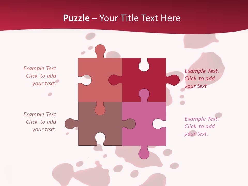 Artistic Path Isolated PowerPoint Template