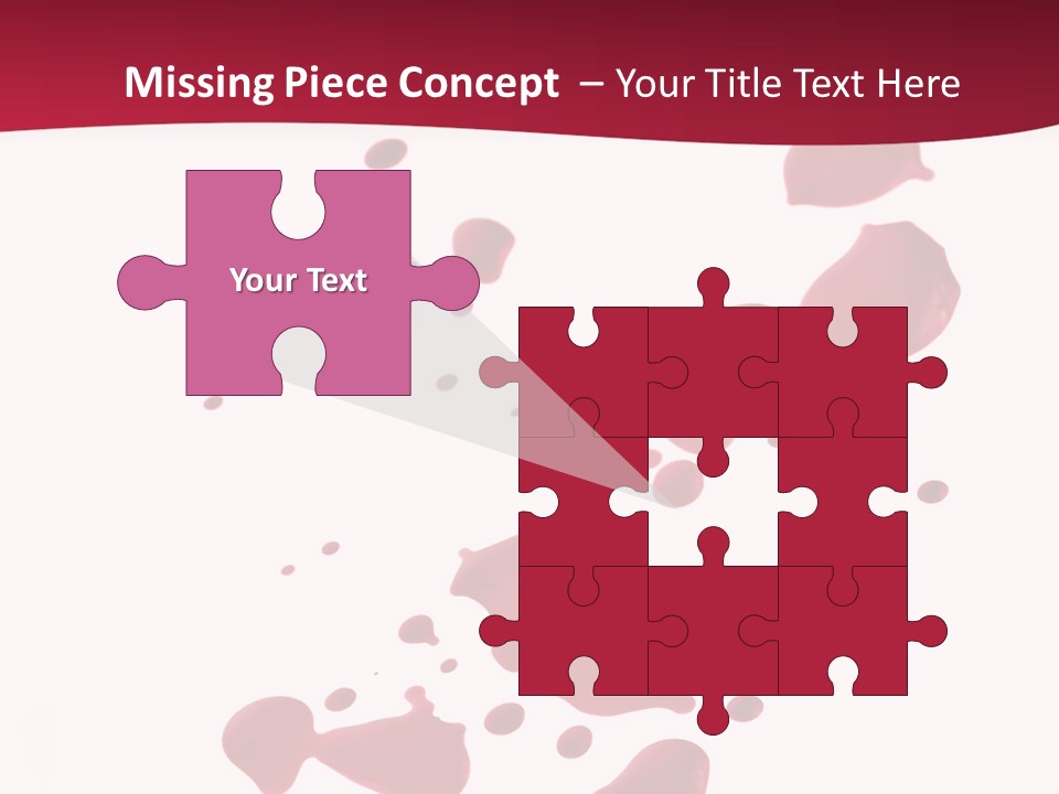 Artistic Path Isolated PowerPoint Template