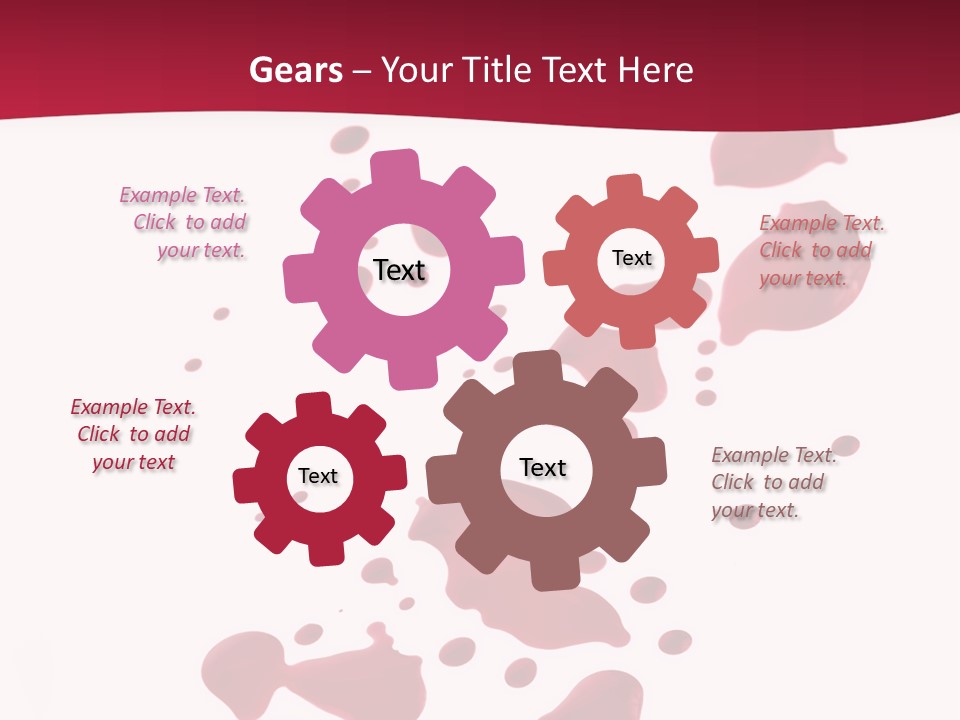 Artistic Path Isolated PowerPoint Template