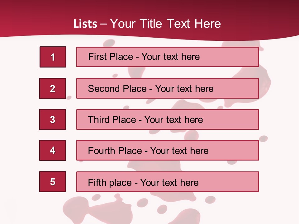 Artistic Path Isolated PowerPoint Template