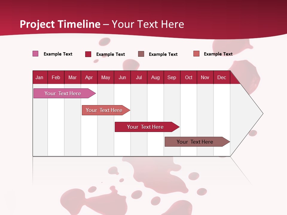 Artistic Path Isolated PowerPoint Template