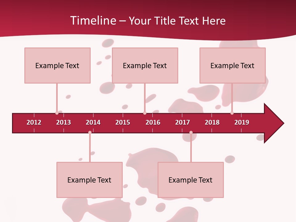 Artistic Path Isolated PowerPoint Template