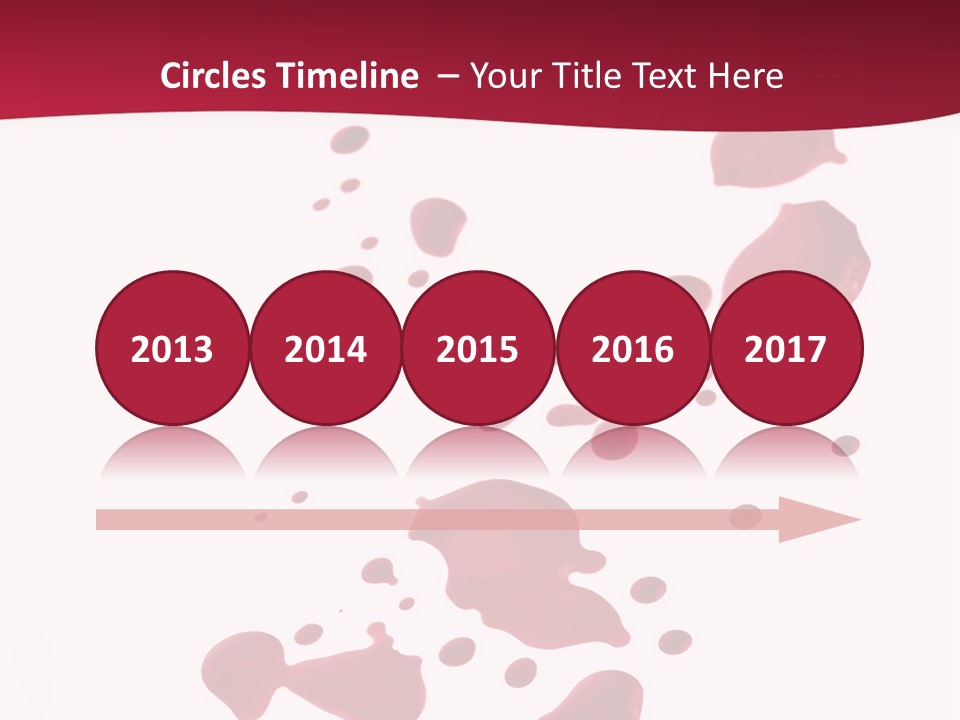 Artistic Path Isolated PowerPoint Template