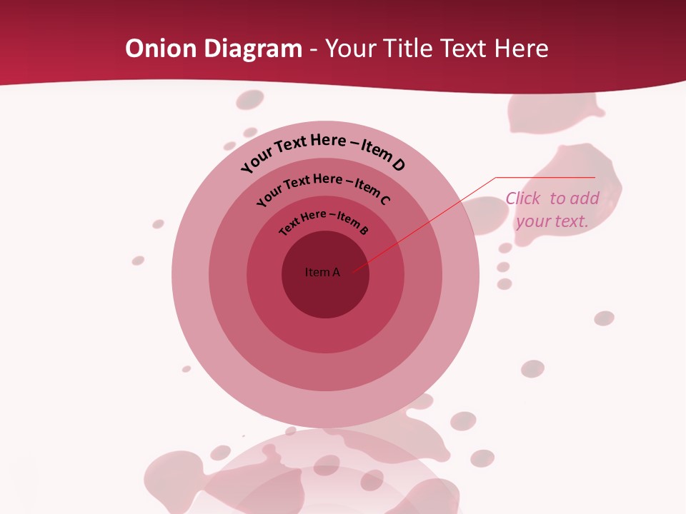 Artistic Path Isolated PowerPoint Template