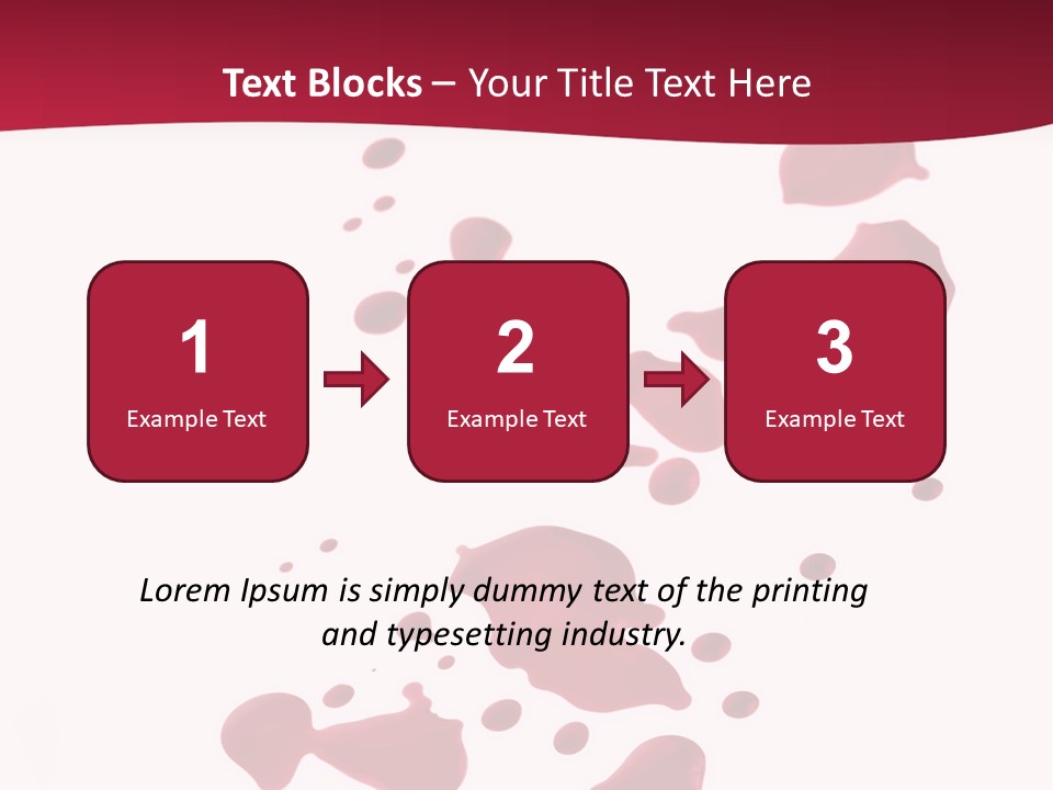 Artistic Path Isolated PowerPoint Template