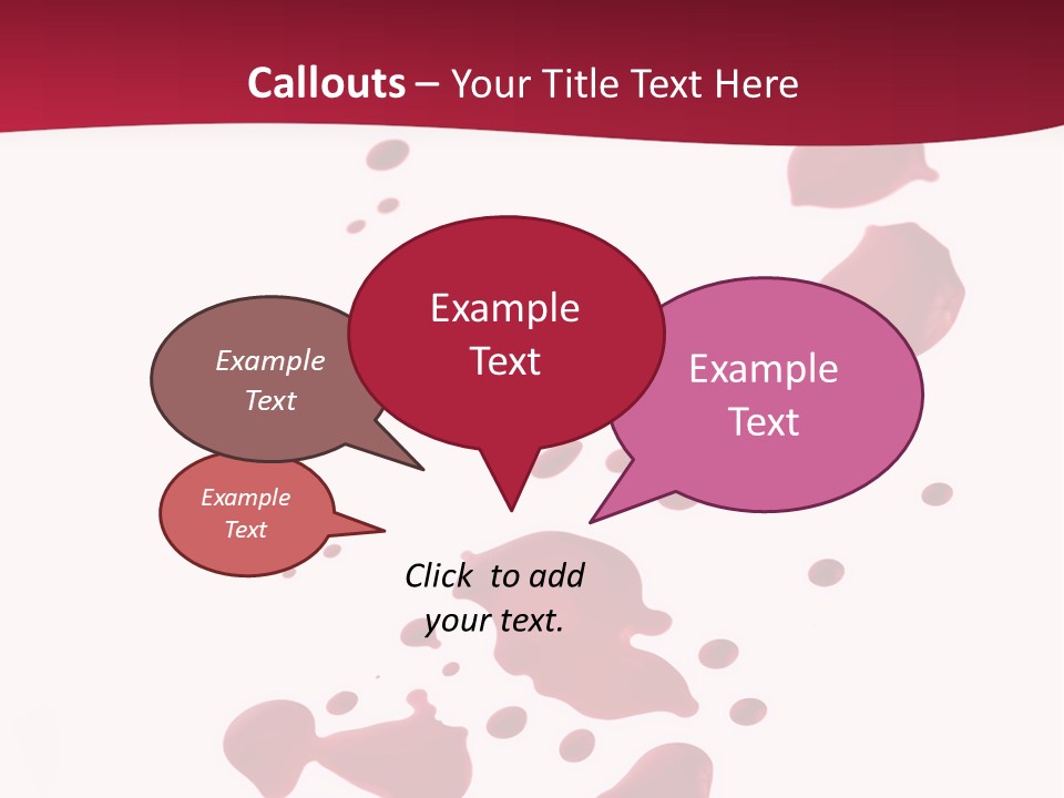 Artistic Path Isolated PowerPoint Template