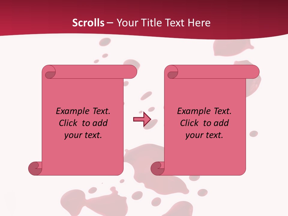 Artistic Path Isolated PowerPoint Template