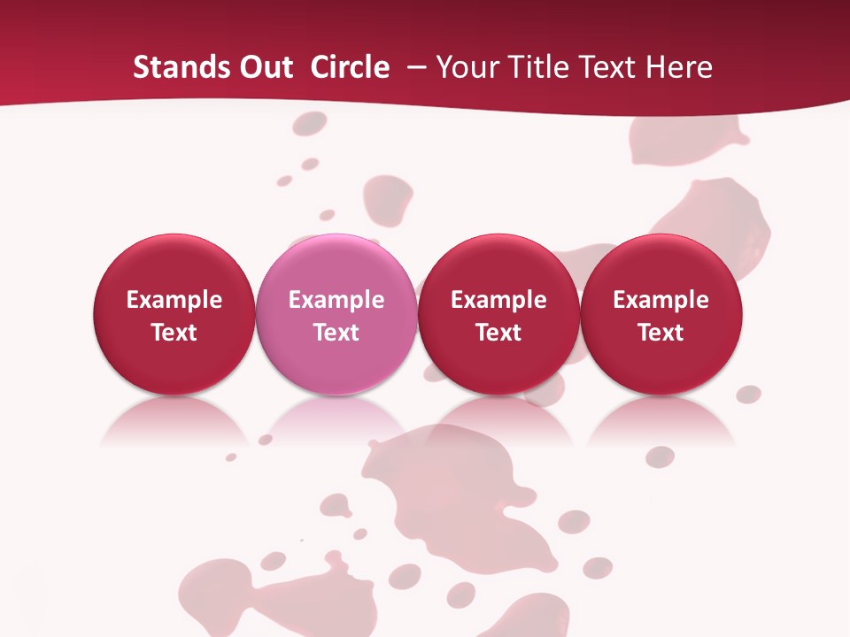 Artistic Path Isolated PowerPoint Template