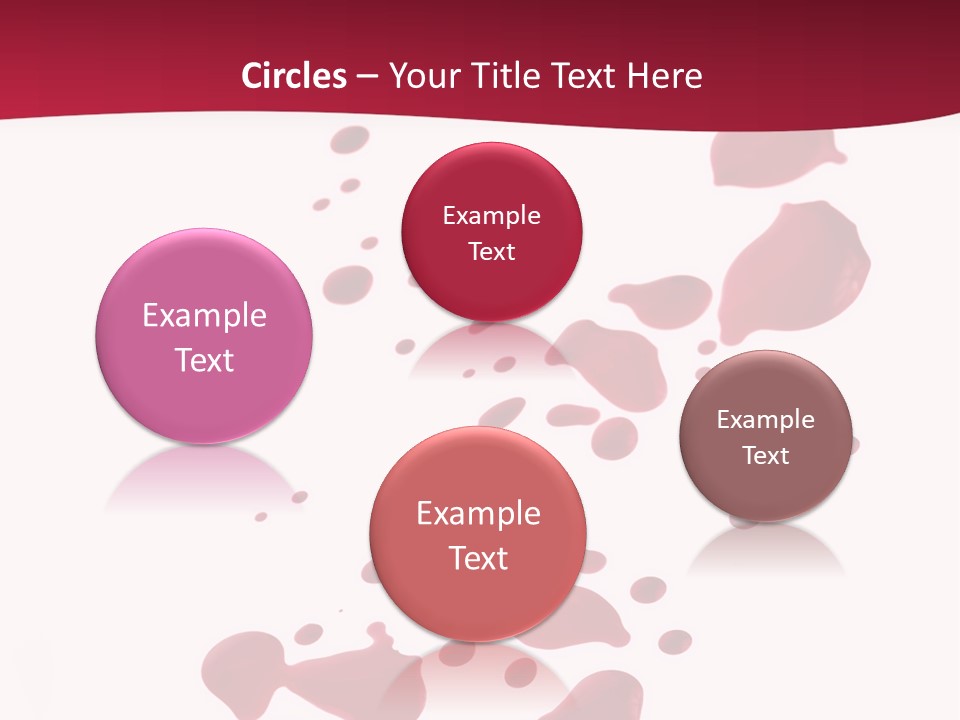 Artistic Path Isolated PowerPoint Template