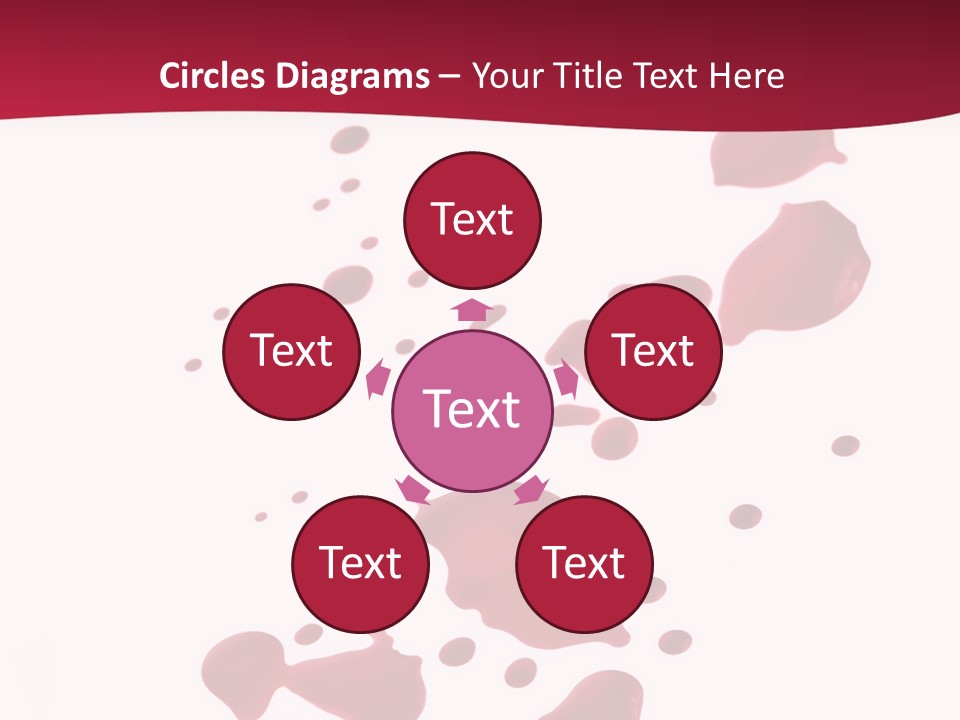 Artistic Path Isolated PowerPoint Template