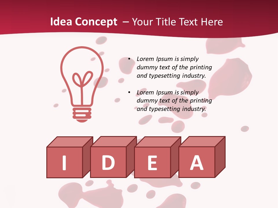 Artistic Path Isolated PowerPoint Template