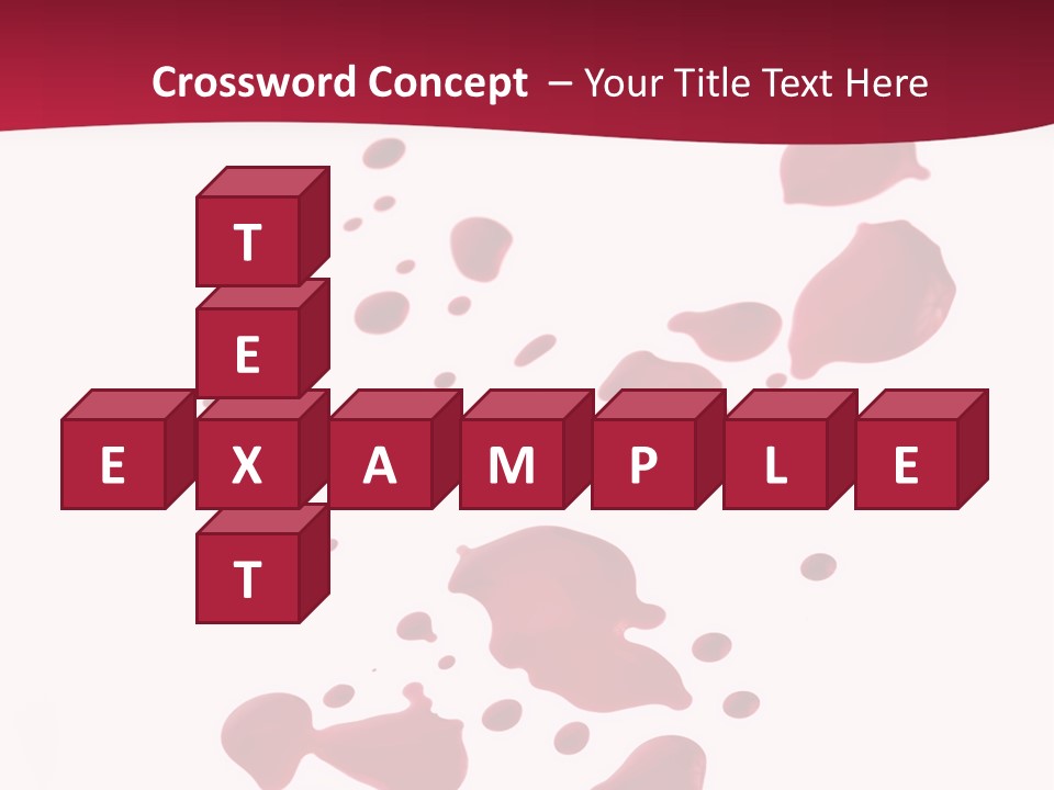 Artistic Path Isolated PowerPoint Template