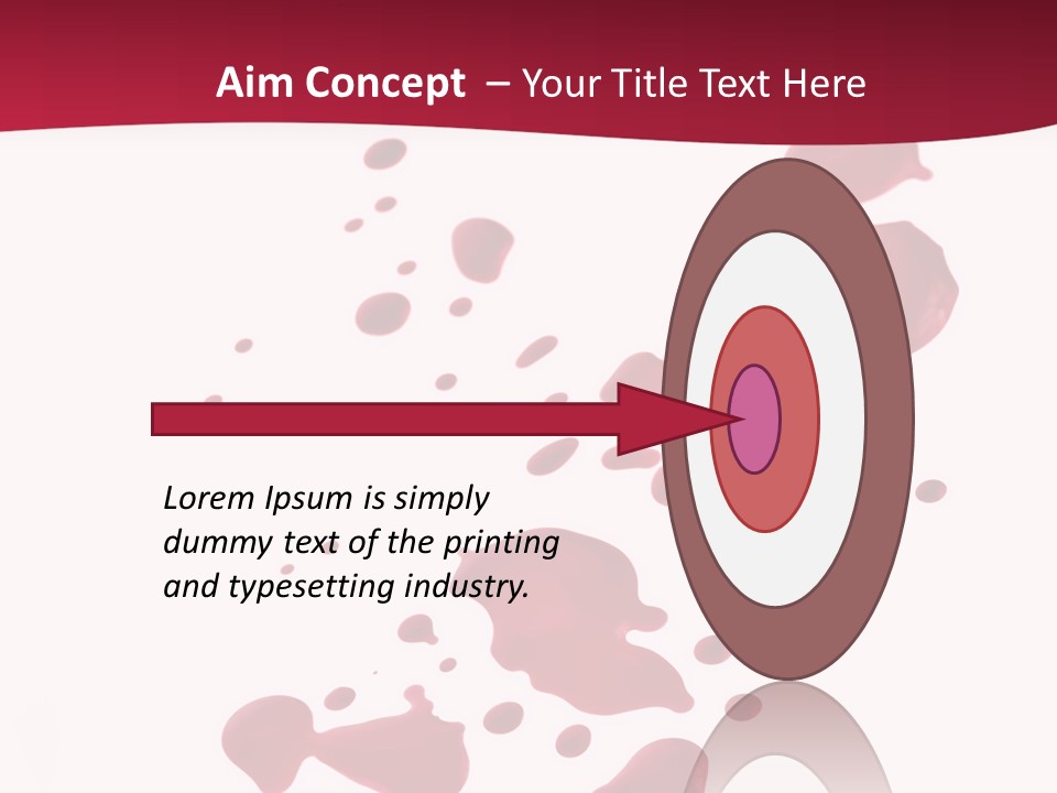 Artistic Path Isolated PowerPoint Template