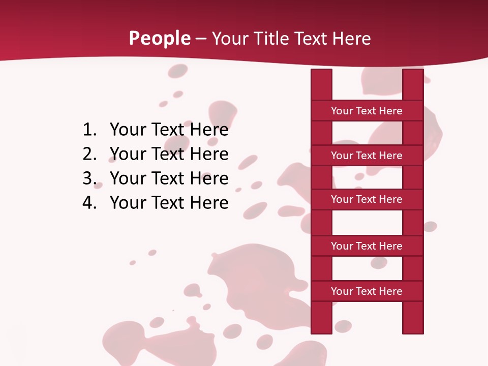 Artistic Path Isolated PowerPoint Template