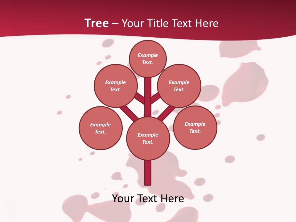 Artistic Path Isolated PowerPoint Template