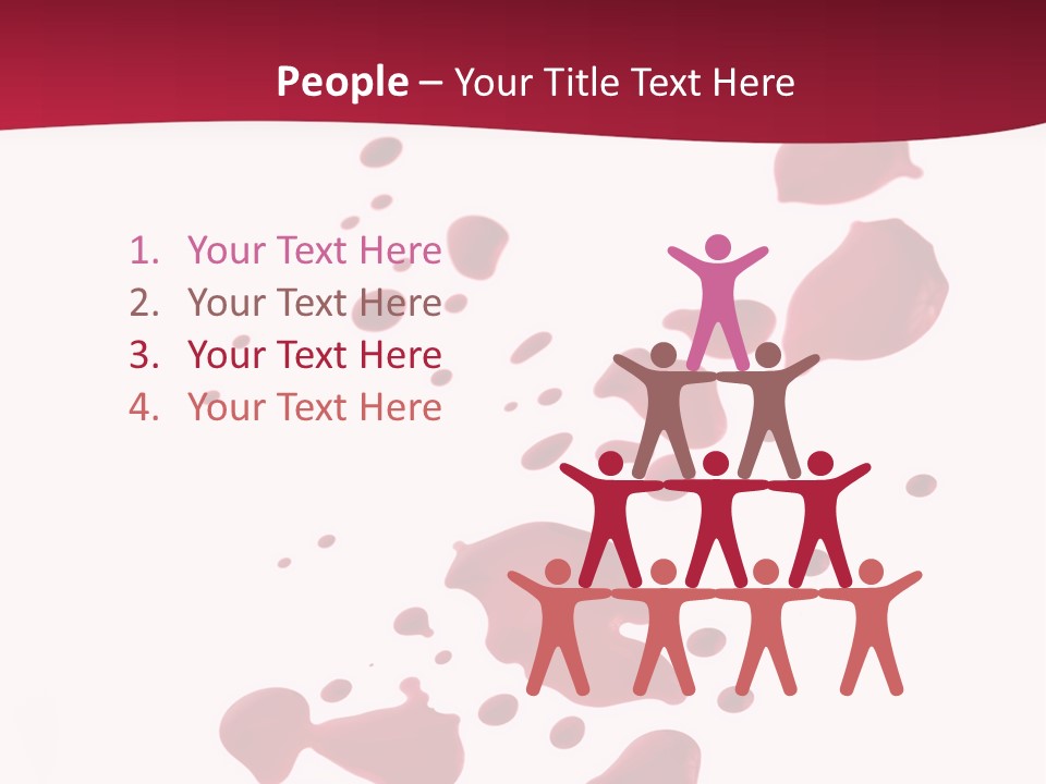 Artistic Path Isolated PowerPoint Template