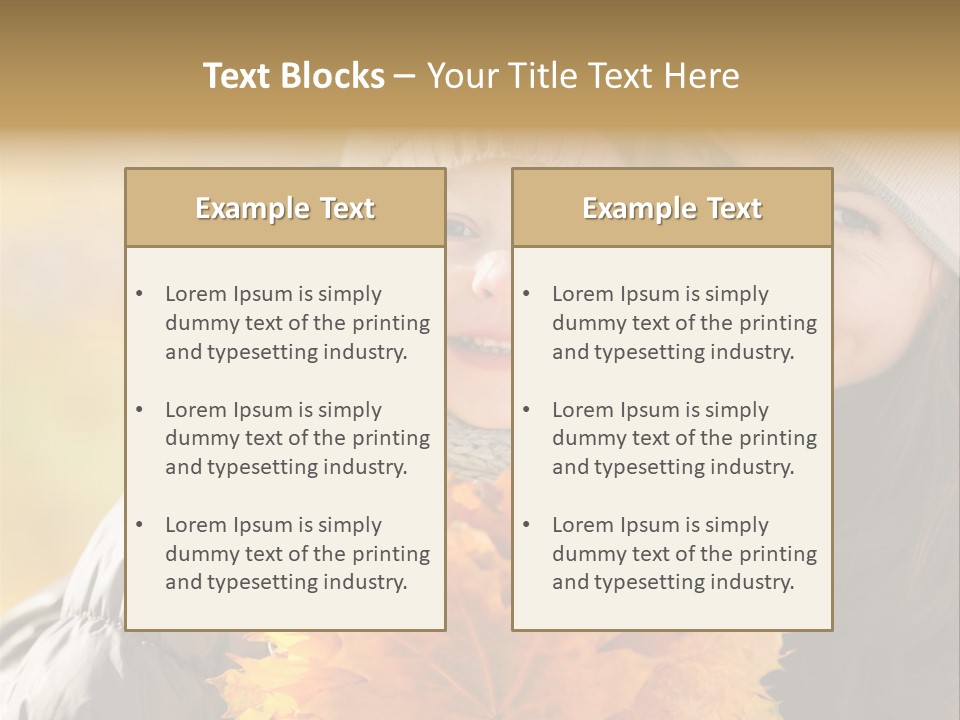 Casual Background Lifestyles PowerPoint Template