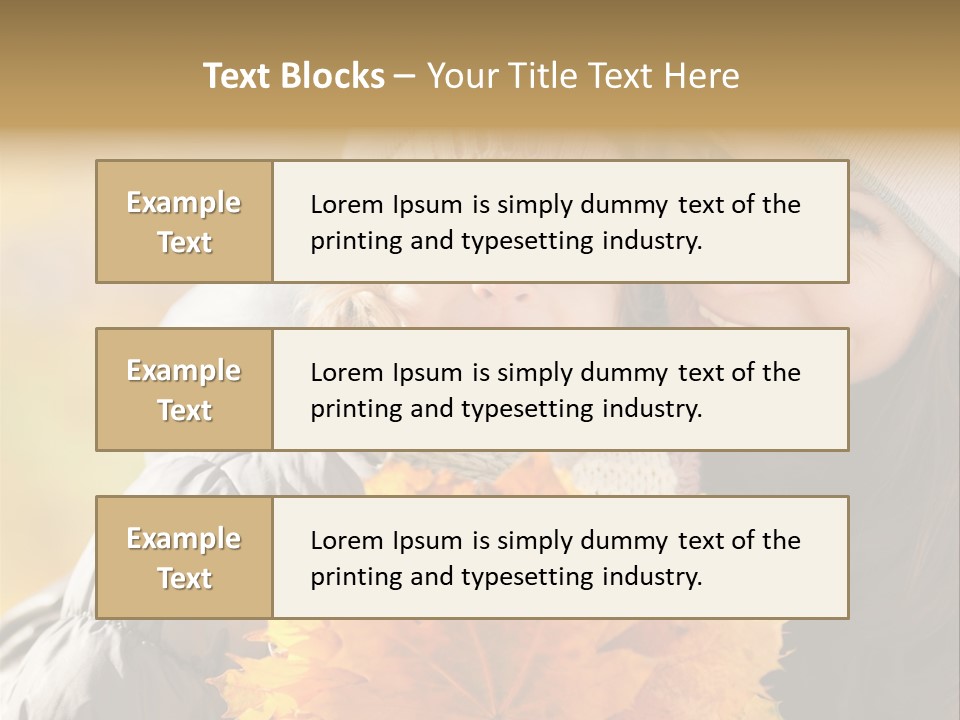 Casual Background Lifestyles PowerPoint Template
