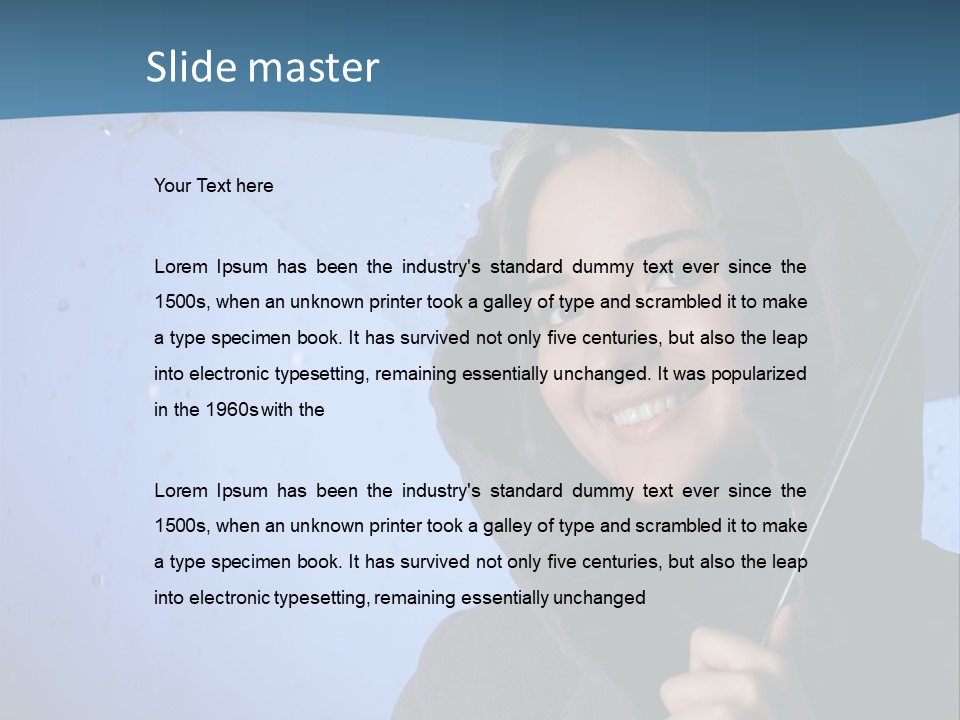 Face Teenagers Happy PowerPoint Template