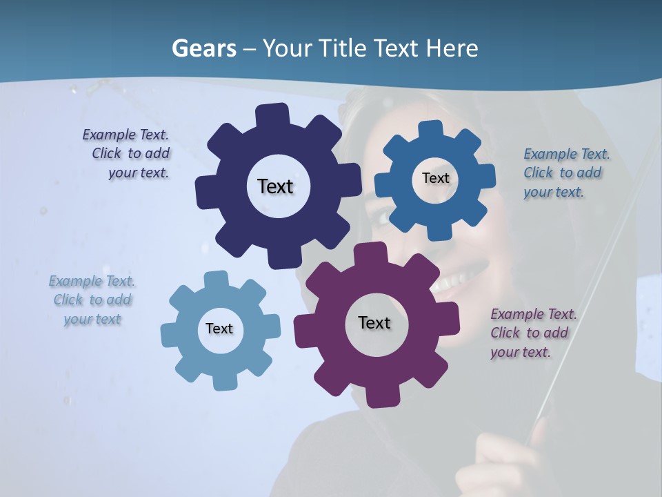 Face Teenagers Happy PowerPoint Template