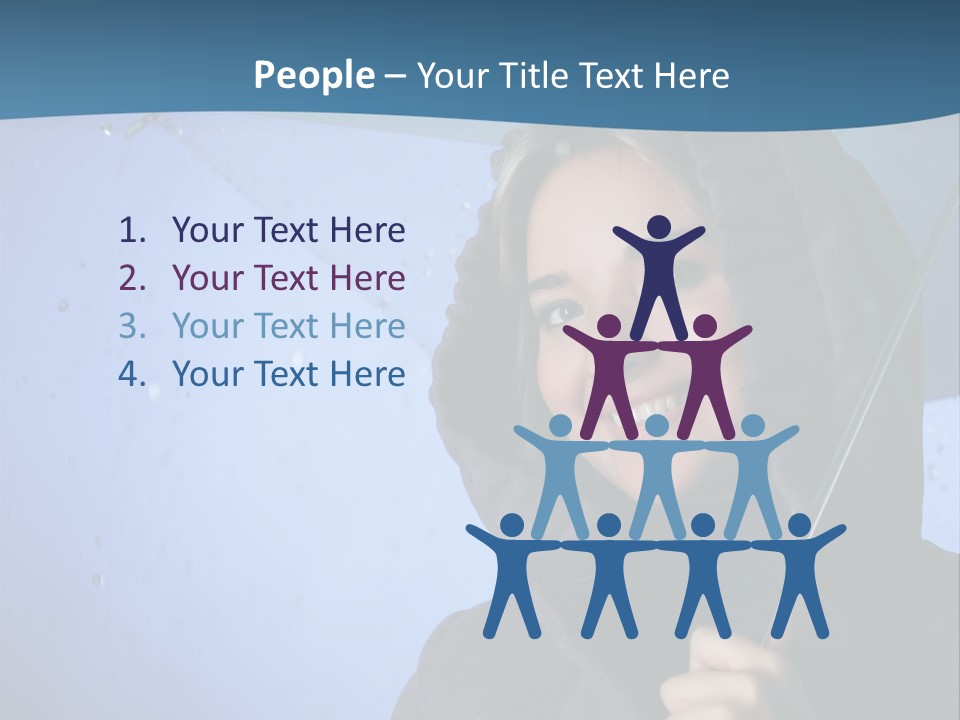 Face Teenagers Happy PowerPoint Template