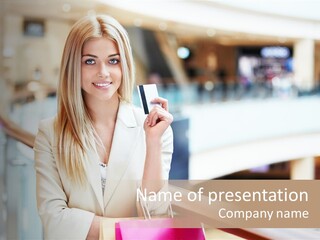 Sales Blonde Finance PowerPoint Template