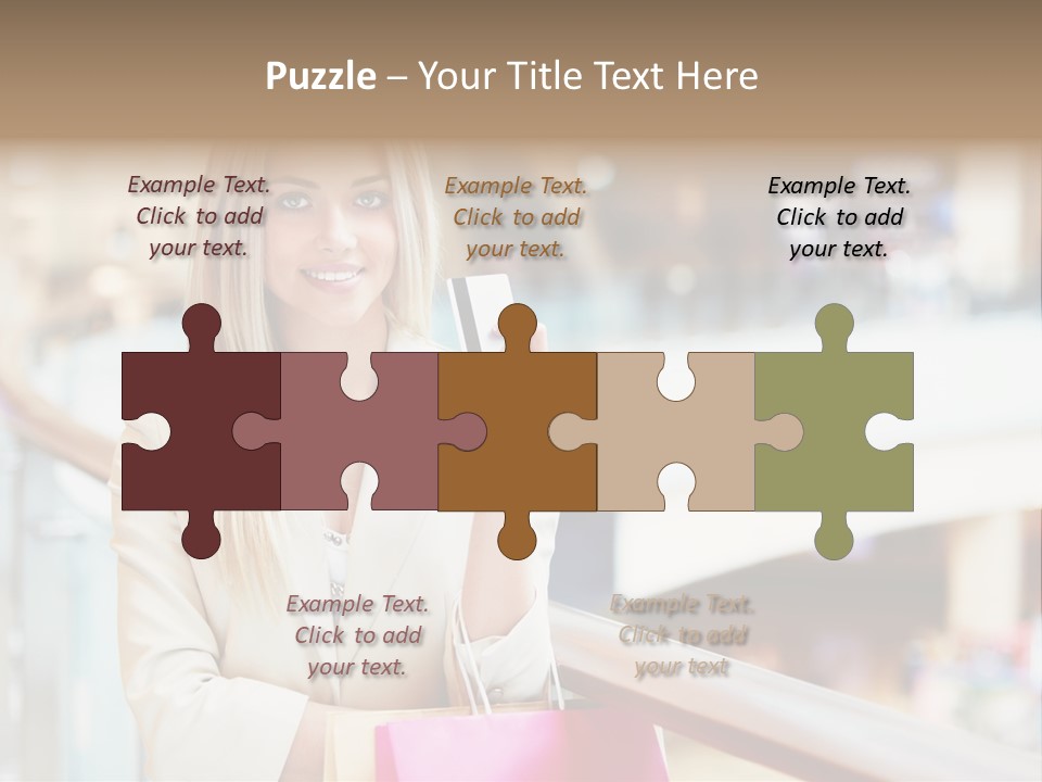 Sales Blonde Finance PowerPoint Template