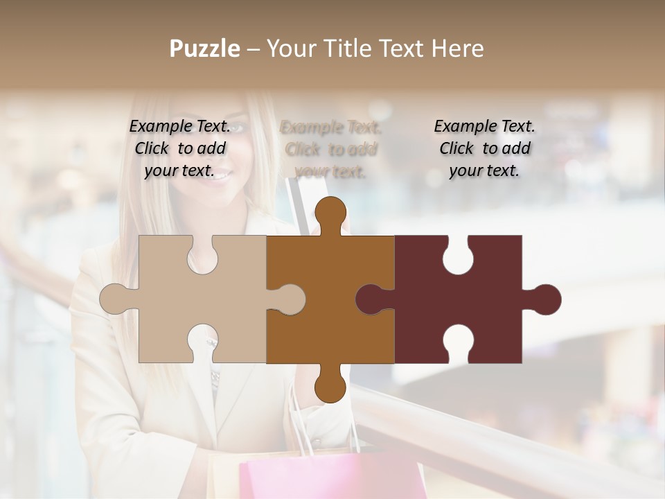 Sales Blonde Finance PowerPoint Template