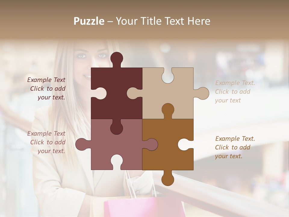 Sales Blonde Finance PowerPoint Template