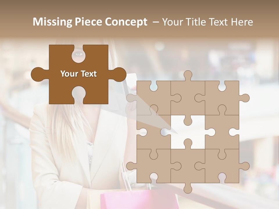 Sales Blonde Finance PowerPoint Template