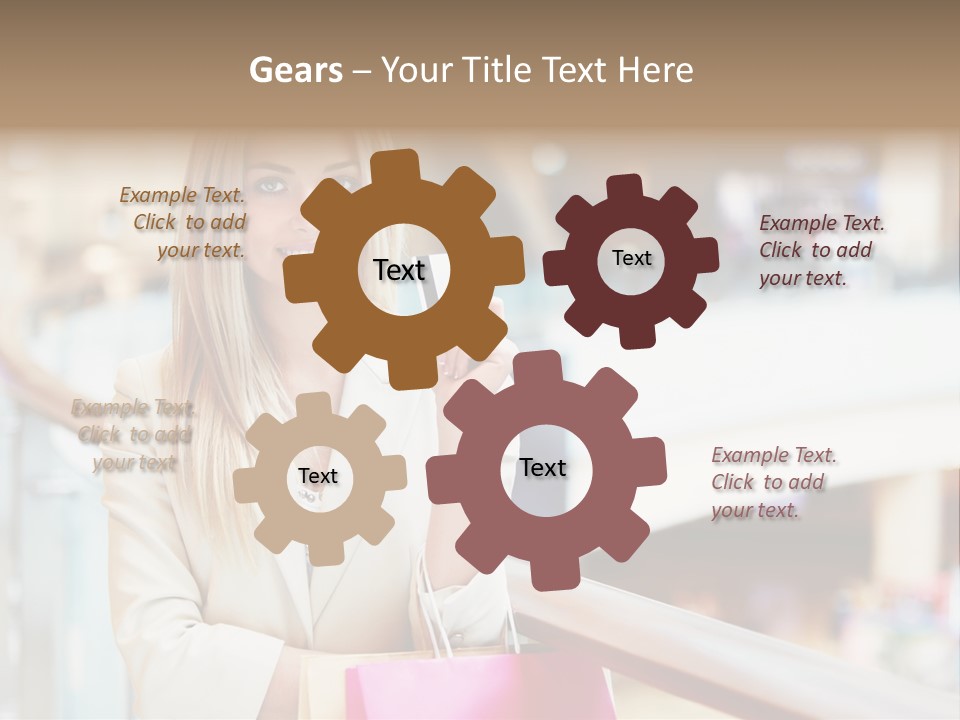 Sales Blonde Finance PowerPoint Template