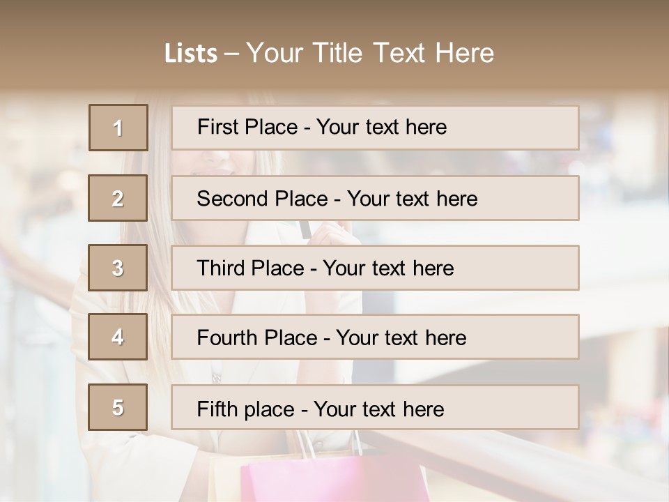 Sales Blonde Finance PowerPoint Template