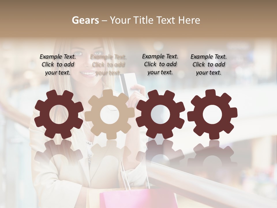 Sales Blonde Finance PowerPoint Template