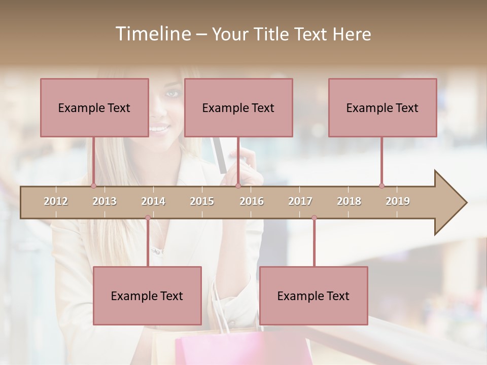 Sales Blonde Finance PowerPoint Template