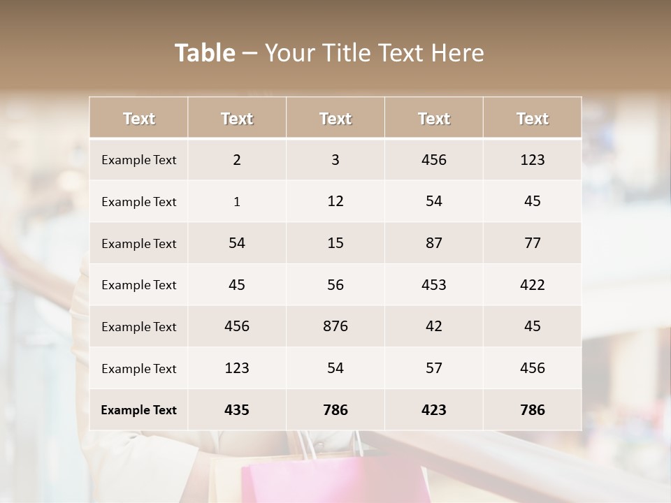 Sales Blonde Finance PowerPoint Template